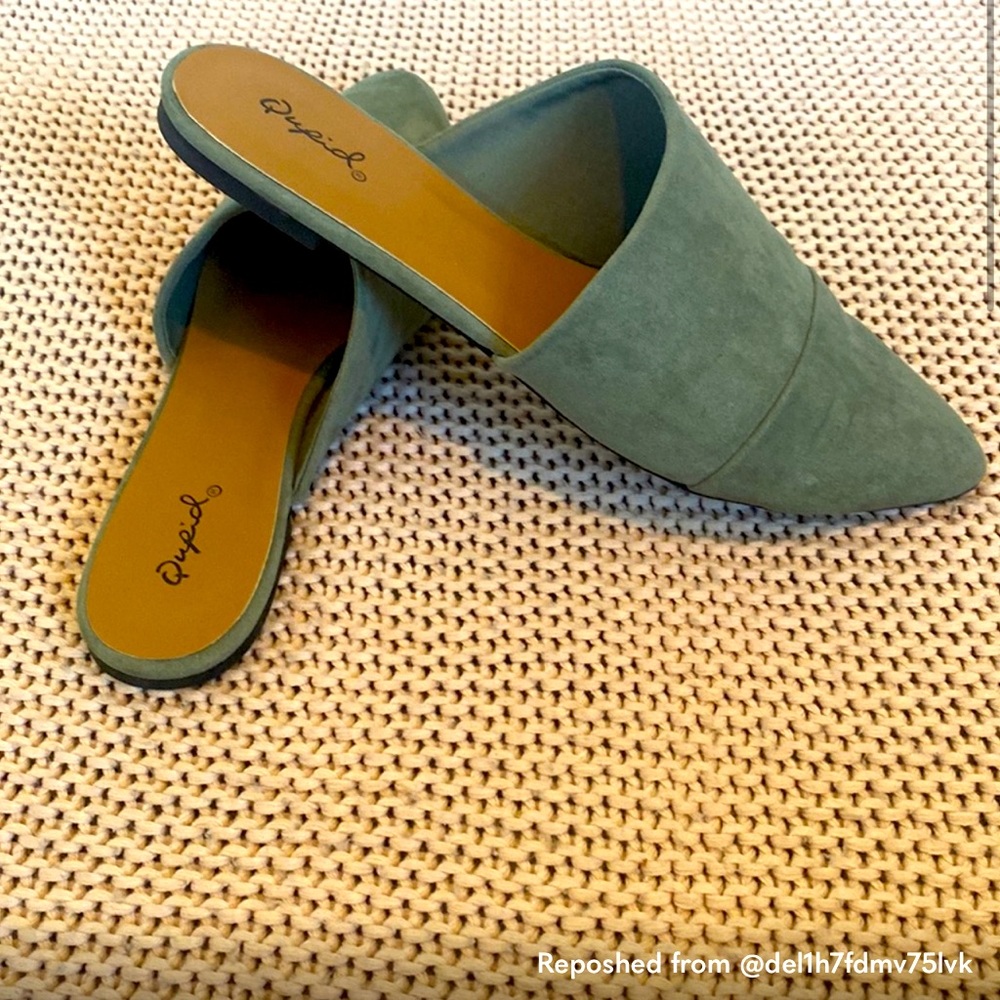 COPY - Green Flats- Size 9